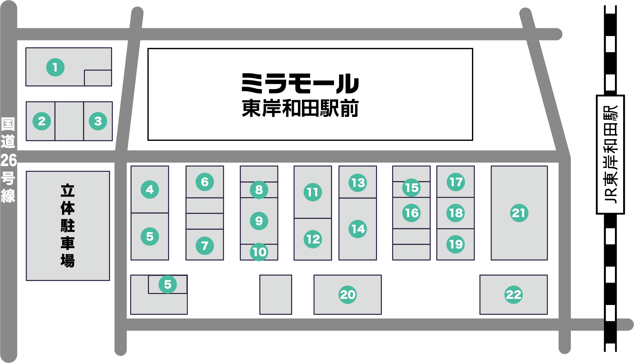 泉州卸商業団地協同組合フロアマップ